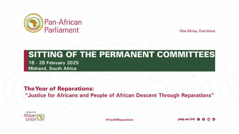 MEDIA ADVISORY - SITTING OF THE PERMANENT COMMITTEES AND PRE-SITTING MEETINGS OF THE PAN-AFRICAN PARLIAMENT | PARLIAMENTS - (PAP) PAN AFRICAN PARLIAMENT | Scoop.it