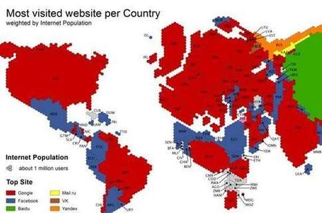 La carte qui va révolutionner votre façon de voir le monde Internet | @ZeHub | Scoop.it