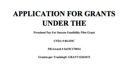 Preschool "Pay-For-Success" Feasibility Pilot Grant Application | Social Impact Bonds, "Pay For Success," Results-Based Contracting, and Blockchain Digital Identity Systems | Scoop.it