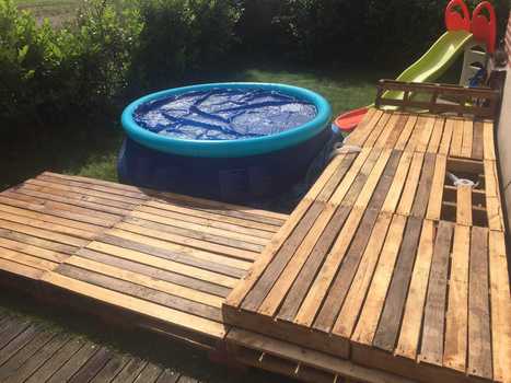 Swimming Pool Pallet Deck | 1001 Pallets ideas ! | Scoop.it