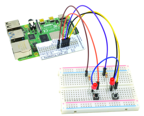 Getting started with electronics: LEDs and switches using Raspberry Pi  | tecno4 | Scoop.it
