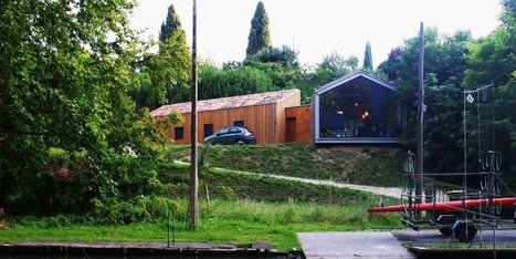 Le Mas-d'Agenais (47) : une maison bois au bord du canal (+ vidéo) | Build Green, pour un habitat écologique | Scoop.it