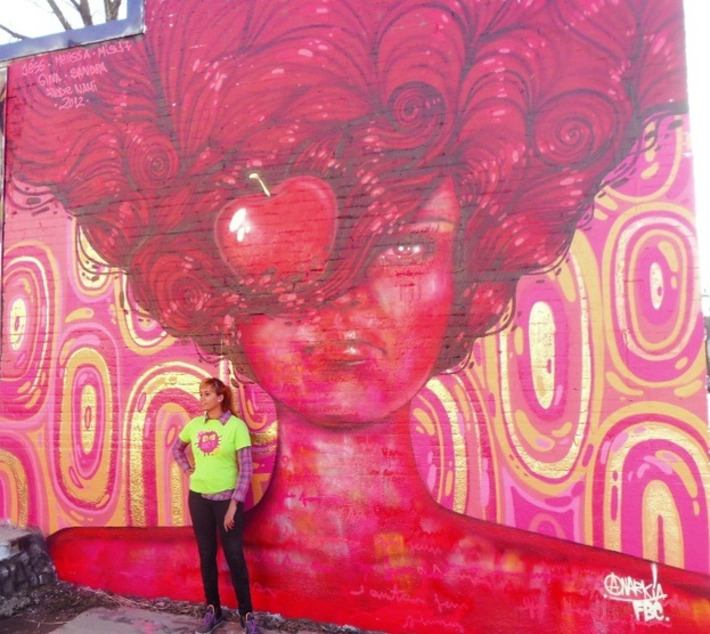 Panmela Castro: Brazilian artist brightens up Willy Street | Kiosque du monde : Amériques | Scoop.it