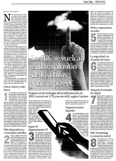 Las TIC se vuelcan en la explosión  de los datos  y la era pos-PC | Al calor del Caribe | Scoop.it