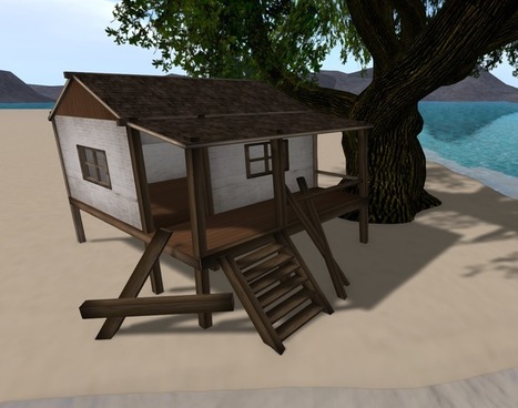 5 Prims Old Beach Cottage 9L Promo by Feu Quin | Teleport Hub - Second Life Freebies | Second Life Freebies | Scoop.it