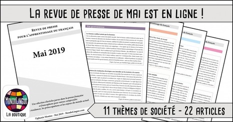 Revue de presse : mai 2019 | FLEursdeFLE | Scoop.it