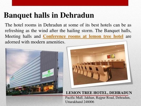 Banquet Halls In Dehradun In Hotels Scoopit - 