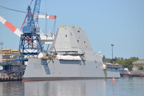 Une photo du DDG-1000 USS Zumwalt à flot en voie d'achèvement... | Newsletter navale | Scoop.it