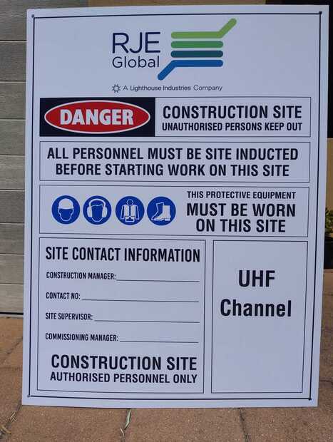 Construction Site Entry Signs/Building logo sign! | Creative Signage & Innovative Printing Trends | Scoop.it