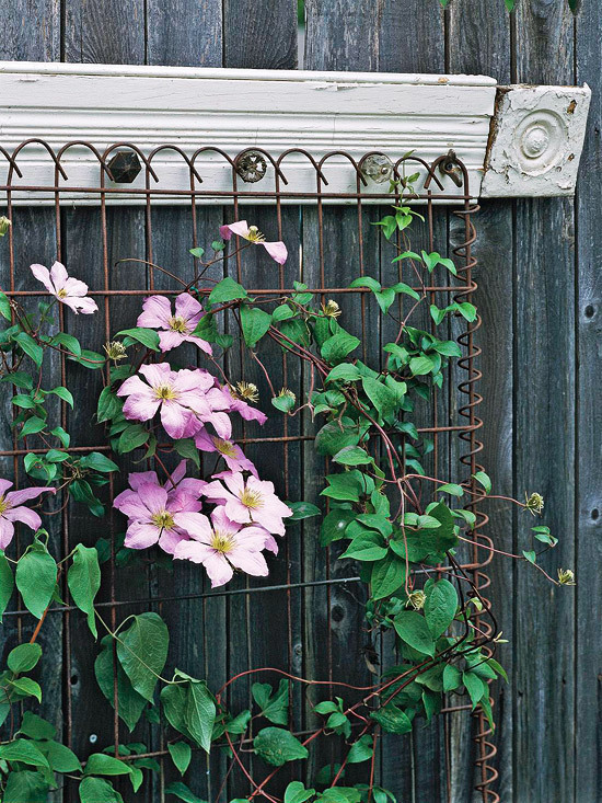 Vintage Style Trellis Upcycled Garden Style