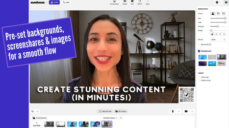 Create Stunning Social Media Content & Presentations (In Minutes!) with mmhmm | Education 2.0 & 3.0 | Scoop.it