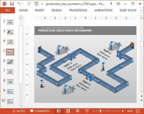 Production Line Isometric PowerPoint Template | PowerPoint Presentation | PowerPoint presentations and PPT templates | Scoop.it