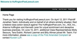 Huffington Post : plainte de blogueurs rejetée | USA | Journalisme & déontologie | Scoop.it