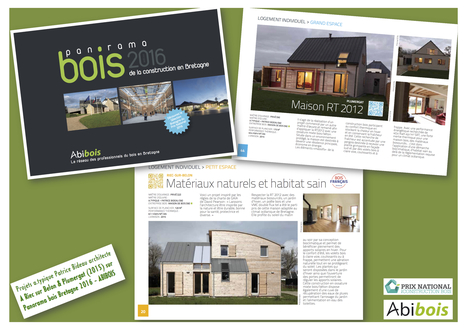 "Panorama bois 2016 de la construction en Bretagne – ABIBOIS "  | Architecture, maisons bois & bioclimatiques | Scoop.it