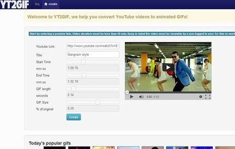 YouTube to GIF, para convertir vídeos de YouTube en imágenes animadas | TIC & Educación | Scoop.it