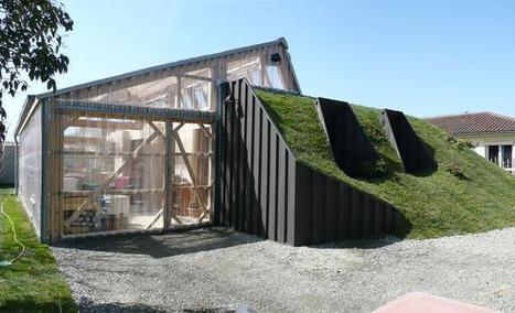 [vidéo] L'éco-construction d'Olivier semi-enterrée avec ses containers | Build Green, pour un habitat écologique | Scoop.it