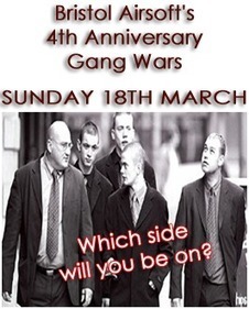 Bristol Airsoft's 4th Anniversary - Gang Wars | Bristol AirSoft | Thumpy's 3D Airsoft & MilSim EVENTS NEWS ™ | Scoop.it
