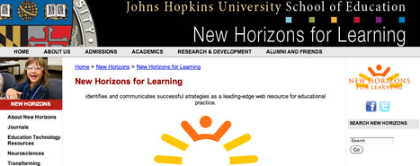 New Horizons for Learning | Digital Delights | Scoop.it