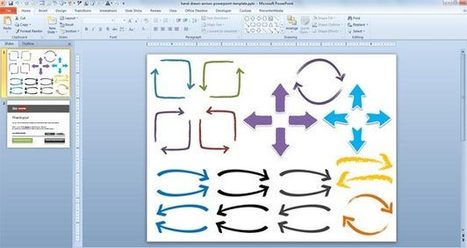 Free Hand Drawn Arrows PowerPoint Template | Free Business PowerPoint Templates | Scoop.it