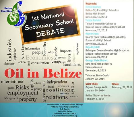 Oil in Belize Debates | Cayo Scoop!  The Ecology of Cayo Culture | Scoop.it