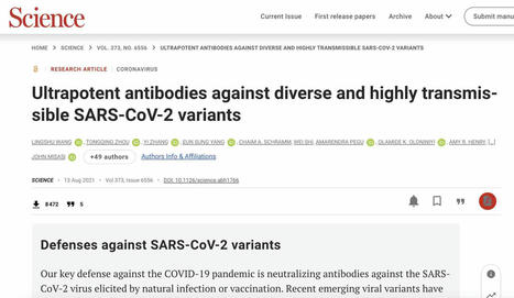 Des scientifiques identifient la super immunité naturelle du SARS-CoV-2 contre 23 variants - forum.chaudiere.ca | Immunology | Scoop.it