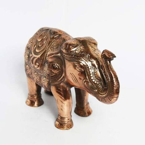 Oxidized Metal Elephant Indian Home Decor Ite