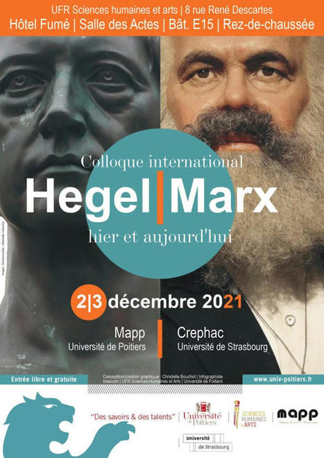 Colloque « Hegel/Marx, hier et aujourd’hui », jeudi 2 et vendredi 3 décembre 2021 – | Philosophie en France | Scoop.it