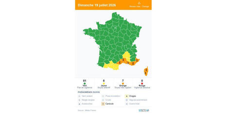 M&eacute;t&eacute;o. Un &eacute;pisode &laquo;&nbsp;tr&egrave;s chaud&nbsp;&raquo;&nbsp;: qui sera concern&eacute; par des temp&eacute;ratures &eacute;lev&eacute;es dans les prochains jours&nbsp;? | Plan&egrave;te DDurable | Scoop.it