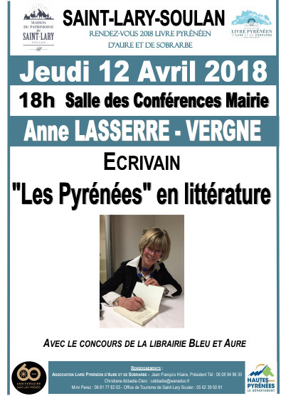 Les Pyrénées en littérature le 12 avril à Saint-Lary Soulan | Vallées d'Aure & Louron - Pyrénées | Scoop.it