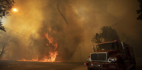 Wildfires can generate tornadoes, lightning and other extreme weather, sometimes miles from the flames | by&nbsp;Yunyao Li,&nbsp; University of Texas at Arlington | TheConversation.com | @The Convergence of ICT, the Environment, Climate Change, EV and HEV Transportation & Distributed Renewable Energy | Scoop.it