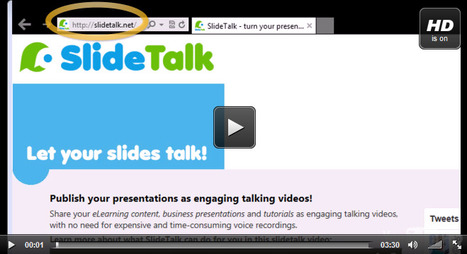 SlideTalk Tutorial: How to turn a powerpoint presentation into a talking video | Digital Presentations in Education | Scoop.it