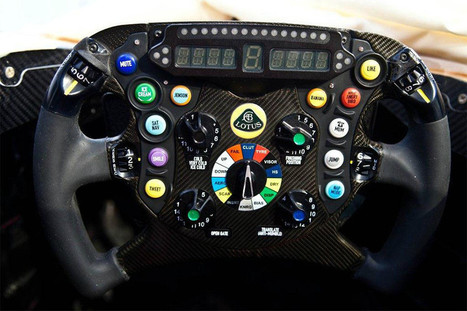 Lotus F1 steering wheel with Tweet button ~ Grease n Gasoline | Cars | Motorcycles | Gadgets | Scoop.it