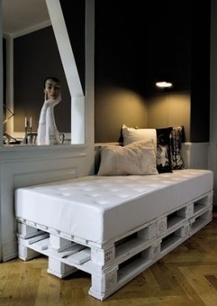 Letto fatto coi bancali di legno | Fai da te hobby | Scoop.it