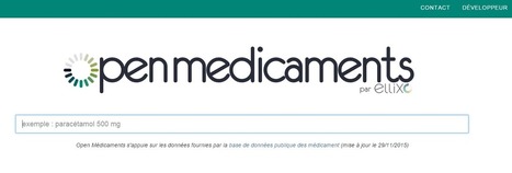 Application Open Médicaments - Base de données de médicaments | E-sante, web 2.0, 3.0, M-sante, télémedecine, serious games | Scoop.it