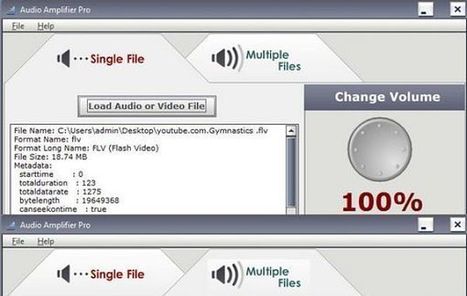 Audio Amplifier Free, sube el volumen a los archivos de audio y vídeo que apenas se escuchan | Utilización de Twitter la Educación | Scoop.it
