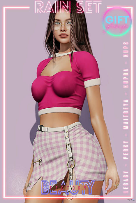 Rain Set August 2021 Group Gift by Beauty Factory | Teleport Hub - Second Life Freebies | Second Life Freebies | Scoop.it