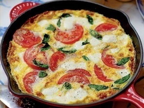 Cookstr - Mozzarella-Tomato-Basil Frittata | Really interesting recipes | Scoop.it