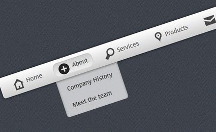 Free HTML5 Dropdown Menu Bar Tutorial and Addons | CSS3 & HTML5 | Scoop.it