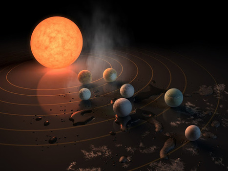 Découverte de 7 planètes telluriques tempérées autour de l'étoile TRAPPIST-1 | Café des Sciences | Scoop.it
