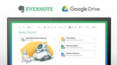 Evernote intègre Google Drive - Paperblog | Evernote, gestion de l'information numérique | Scoop.it