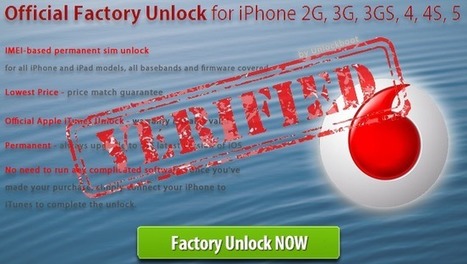 Unlock Vodafone UK iPhone 4 5 4S 5c 5s | Unlock iPhone 4 via Factory Unlock - Official iPhone 4 Unlocking via IMEI code | Scoop.it