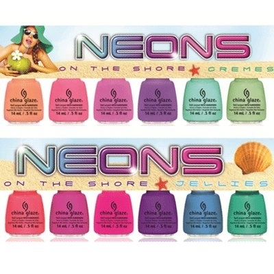 China Glaze 2013 Summer Neons On The Shore Nail...