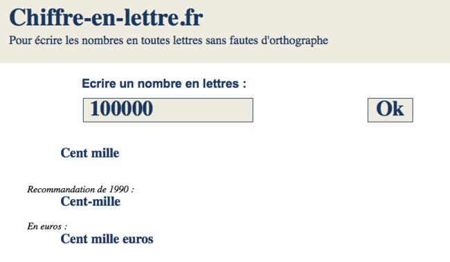 Écrire les nombres en toutes lettres ... | POURQUOI PAS... EN FRANÇAIS ? | Scoop.it