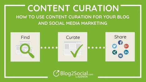 How to Use Content Curation for Your Blog and Social Media Marketing | Personal Branding & Leadership Coaching | Scoop.it
