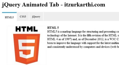 Animated Tabs with jQuery & CSS3 | CSS3 & HTML5 | Scoop.it