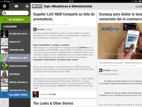 Mi smartblog #Modaonline recomendado por Scoop.it en su nueva app | Business Improvement and Social media | Scoop.it