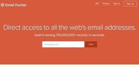 Outil : trouver facilement les mails de contact d'une entreprise | Time to Learn | Scoop.it