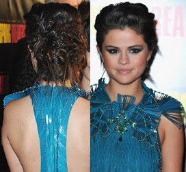 Selena Gomez Teased Updo 2013 Spring Breakers