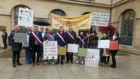 Carte scolaire 2025 en Meurthe-et-Moselle : les maires des communes rurales manifestent contre les fermetures de classes - ici | veille territoriale | Scoop.it