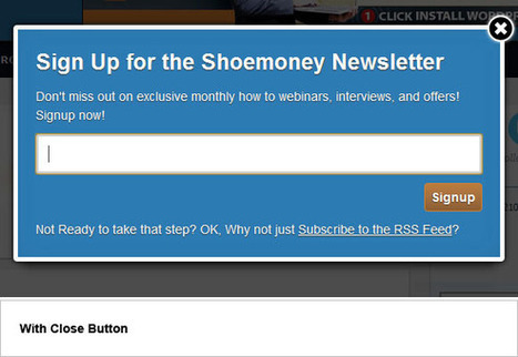 Opt-in Email Newsletter Popup Best Practices for 2012 | Email Marketing | Scoop.it